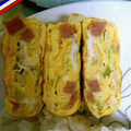 チョコあず's cooksnap of when they made ★スパムと青ネギの卵焼き★.