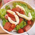 ぽめコック's cooksnap of when they made とっておき♡cafeのアボカド＆スパム丼.