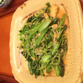 milkkoyuki's cooksnap of when they made だし醤油で簡単☆ジャコと青菜の炒め物.