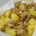 Ｋazu's cooksnap of when they made じゃがいもと鶏肉のアヒージョ.
