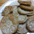 ははぁ's cooksnap of when they made れんこんのはさみ焼き☆２種.