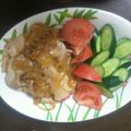 月咲モカ子's cooksnap of when they made お肉柔らか♪豚の生姜焼き.