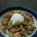 ハット♪'s cooksnap of when they made 豚おろし丼.