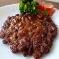 OvOBaby's cooksnap of when they made ベジタリアン納豆ハンバーガー.