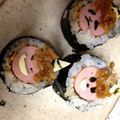 lowrs's cooksnap of when they made キャラ弁☆節分の鬼海苔巻き♡.