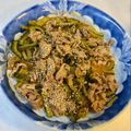 yu🐓's cooksnap of when they made おかずになる豚こまとゴーヤの甘味噌炒め.