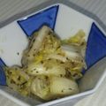coppeco's cooksnap of when they made 塩もみ不要★白菜ゆかりおかか浅漬け.