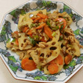 あっこ姉's cooksnap of when they made れんこんと豚肉の炒めサラダ.