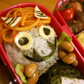 marilin36's cooksnap of when they made 【キャラ弁　節分　可愛い鬼さん　】.