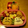 みゅう８Leo's cooksnap of when they made なめこ探偵　キャラ弁.