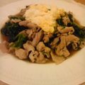 まみぷぅ415's cooksnap of when they made 簡単!豚バラと卵とホウレン草炒め.