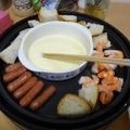 茶太ピンママ's cooksnap of when they made ホットプレートでチーズフォンデュ♪.