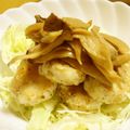 あまさもん's cooksnap of when they made カジキマグロフライ＆粒マスタード入りマヨ.