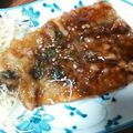 ままんき's cooksnap of when they made プルコギのタレで鯵の照り焼き☆.