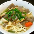 ちょこれーと大福's cooksnap of when they made 市販の冷凍野菜で手軽に☆根菜うどん.