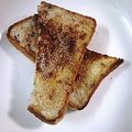 ダブルボランチ's cooksnap of when they made ☆フライパンdeシナモントースト☆.