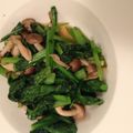 ゆっこパセリ's cooksnap of when they made キノコと小松菜のシンプルソテー.