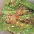 みねひろ's cooksnap of when they made 絹さやのおかか和え.
