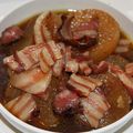 JL4QXB's cooksnap of when they made 土鍋で♪大根のベーコン煮.