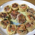 ひろみつばち's cooksnap of when they made 野菜とひき肉のくるくる油揚げ.
