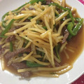 さっちゃン's cooksnap of when they made たれがなくても！手作り☆うまうま青椒肉絲.