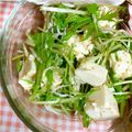 chiicafé's cooksnap of when they made 超簡単ヘルシー水菜サラダ.