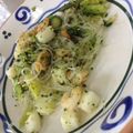 カナー's cooksnap of when they made アスパラのシーフード炒め.