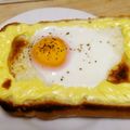 うっううー's cooksnap of when they made 美味しい！目玉焼きトースト.