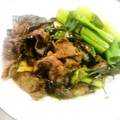 meff's cooksnap of when they made 白ネギと牛肉のすき焼き風.