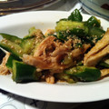 sakurask's cooksnap of when they made たたききゅうりとささみの梅おかか和え.