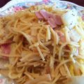sakurask's cooksnap of when they made キャベツとベーコンの和風パスタ♪.