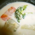 yomechann's cooksnap of when they made ☆ブロッコリーと根菜のミルクスープ☆.