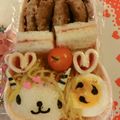 ママけいこりん's cooksnap of when they made ハム　チーズのハート風　キャラ弁おかず.