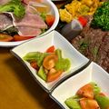 にきけん's cooksnap of when they made 前菜に♪キウイのわさびドレ和え.
