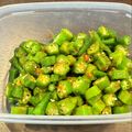 や-たん's cooksnap of when they made 夏の簡単副菜☆オクラの美味しい食べ方1位.