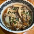 かあさんペンギン's cooksnap of when they made 寒い日はあったかおつゆで＊鶏肉のかけ蕎麦.
