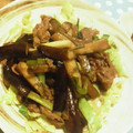 ＴＥＭＩ's cooksnap of when they made なすと牛肉のオイスター炒め.