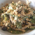 Hanarila's cooksnap of when they made きぬさやのオイマヨ炒め.