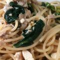 Lurutan's cooksnap of when they made ぷちぷち食感♪数の子とほうれん草のパスタ.