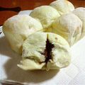 パパMasato's cooksnap of when they made ぷっくりハートの白パン（チョコ入り）.