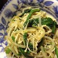 ぼのん's cooksnap of when they made もやしとほうれん草とえのき✿ごま和え.