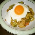 プロバ's cooksnap of when they made 日曜お昼のカレー焼うどん.
