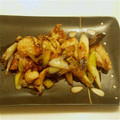 char1220's cooksnap of when they made 鶏皮と長ねぎのカリカリ炒め.