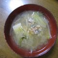 orange_boo's cooksnap of when they made 魚のつみれ入り味噌汁.