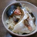 miso☆syoyu's cooksnap of when they made お鍋で釜飯風♪鮭ご飯.