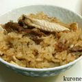 檜佐木ぐるぐる's cooksnap of when they made ✿焼きさんまとごぼうの炊き込みご飯✿.