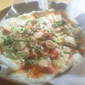 lary's cooksnap of when they made ＊残った餅で！簡単おもちピザ＊.