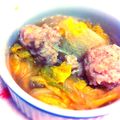 季喜's cooksnap of when they made 白菜鶏団子～ほっとするス～プ☆.