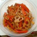 yuka551119's cooksnap of when they made ＊れんこんと人参のきんぴら＊.