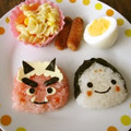 ぱど☆ちょ's cooksnap of when they made ＊キャラ弁＊ 鬼と福.